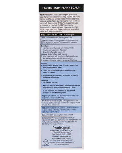 Neutrogena T/Gel Therapeutic Shampoo 200mL