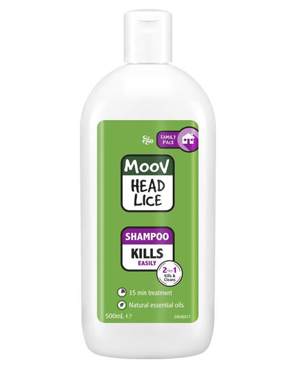 Moov Head Lice Shampoo 500Ml - Lice/Nits