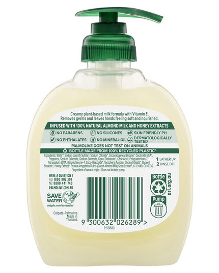Palmolive Naturals Nourishing Liquid Hand Wash Milk & Honey Pump 250mL