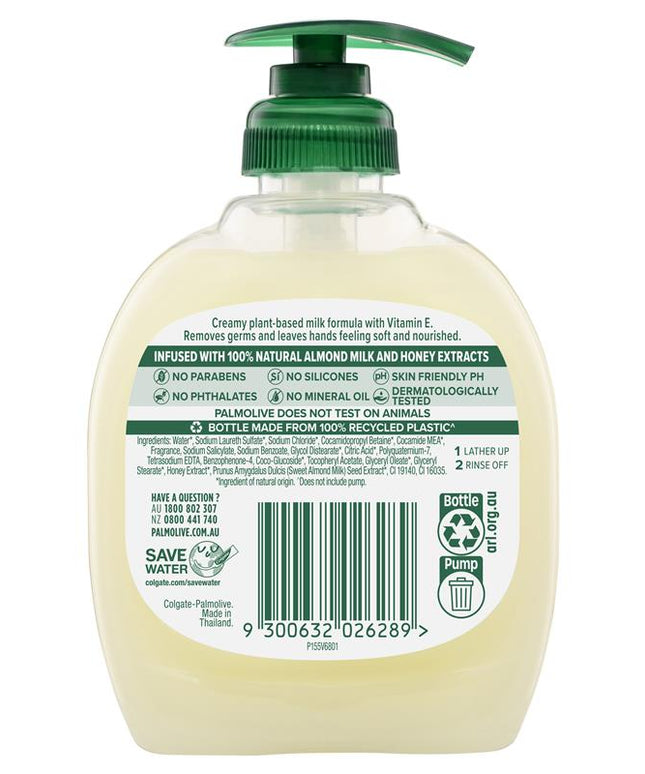 Palmolive Naturals Nourishing Liquid Hand Wash Milk & Honey Pump 250mL