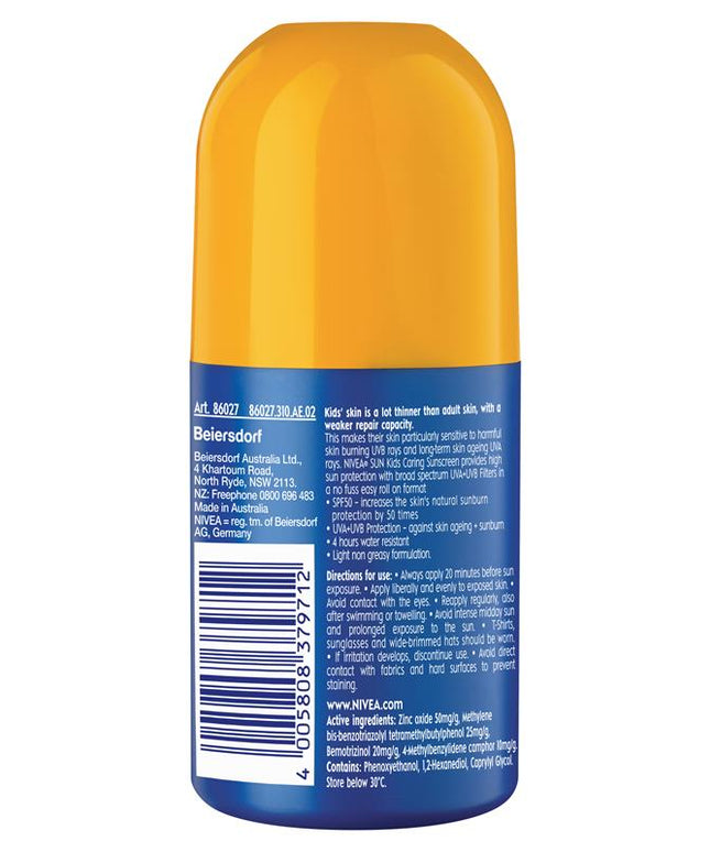 NIVEA Sun Kids Protect & Play SPF50 Sunscreen Roll On 65ml