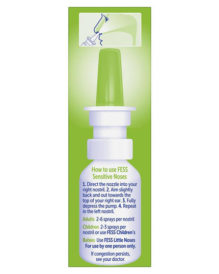 Fess Sensitive Noses Seawater Nasal Spray 30ml