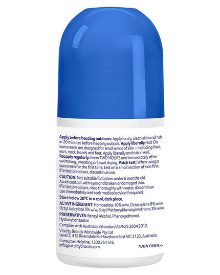 Cancer Council SPF 50+ Ultra 75ml Roll On
