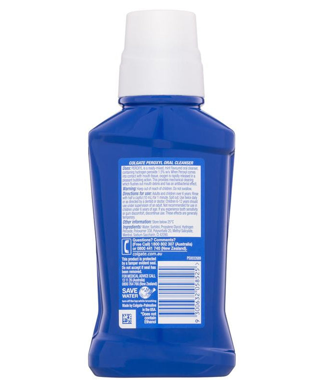 Colgate Peroxyl Oral Cleanser Mint Flavour 236mL