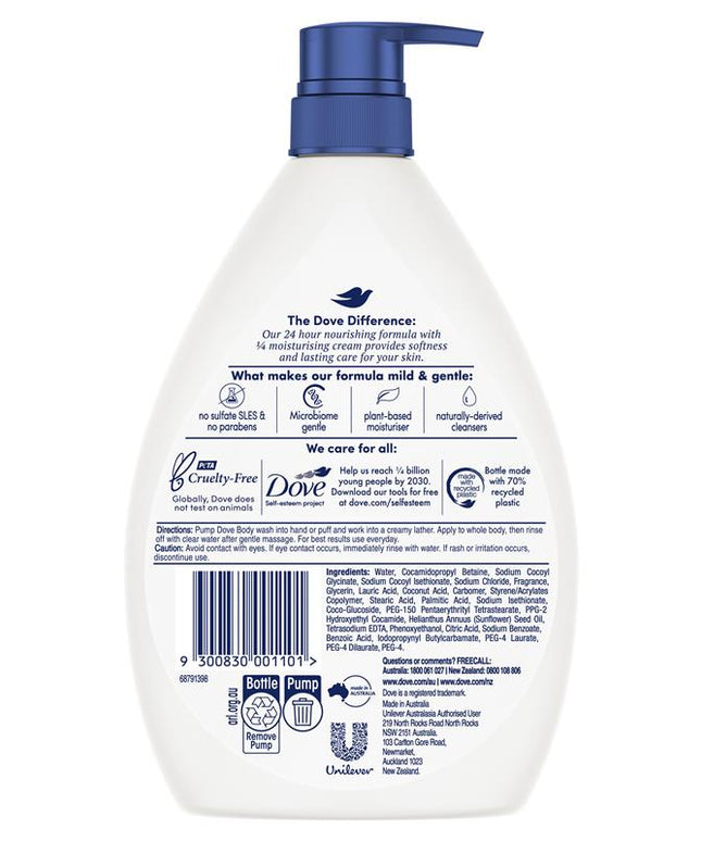 Dove Triple Moisturising Deeply Nourishing Body Wash 1 Litre