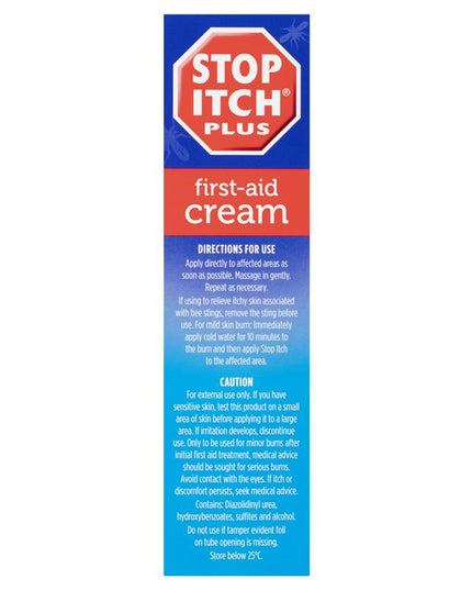 Stop Itch Plus First Aid Cream 50g
