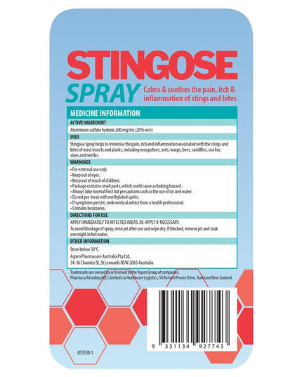Stingose Spray Pack 25mL