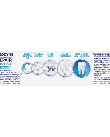 Sensodyne Sensitive Teeth Pain Repair & Protect Whitening Toothpaste 100g
