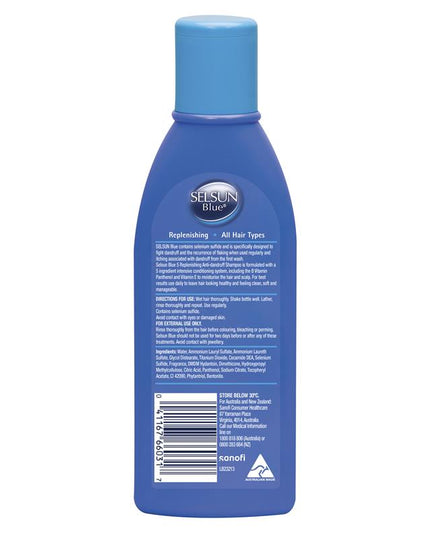 Selsun Blue Anti Dandruff Shampoo Replenishing 200mL