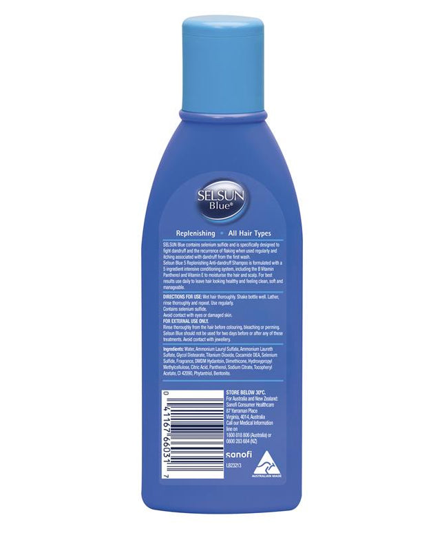 Selsun Blue Anti Dandruff Shampoo Replenishing 200mL