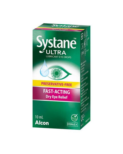 Systane Ultra Multi Dose Preservative Free Lubricant Eye Drops 10ml