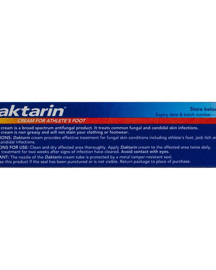 Daktarin Cream for Athlete's Foot 30g