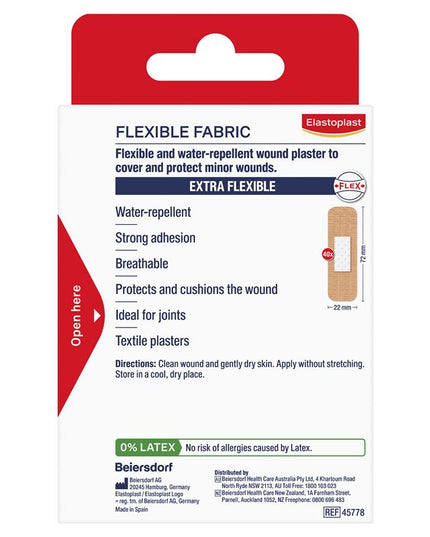 Elastoplast Flexible Fabric Strips 40 Pack
