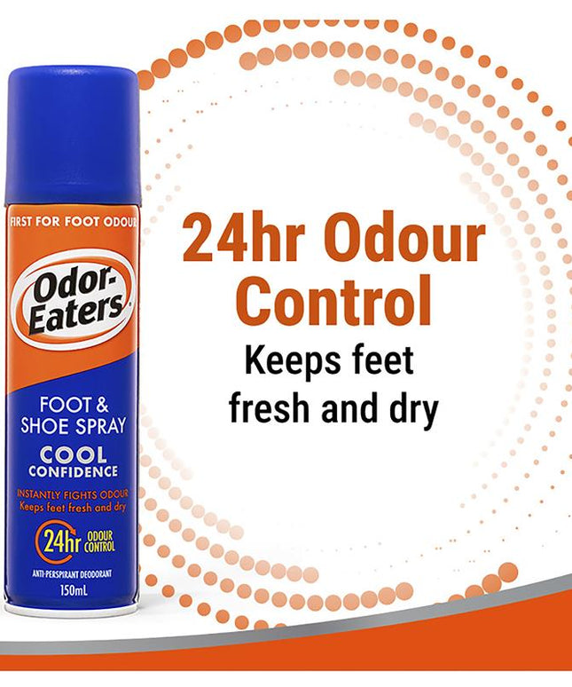 Odor-Eaters Foot & Shoe Spray Cool Confidence 150ml