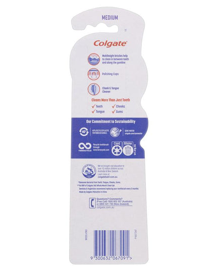 Colgate Toothbrush 360 Degree Medium Twin Pack