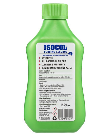 Isocol Rubbing Alcohol 345ml