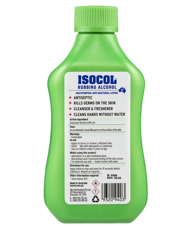 Isocol Rubbing Alcohol 345ml