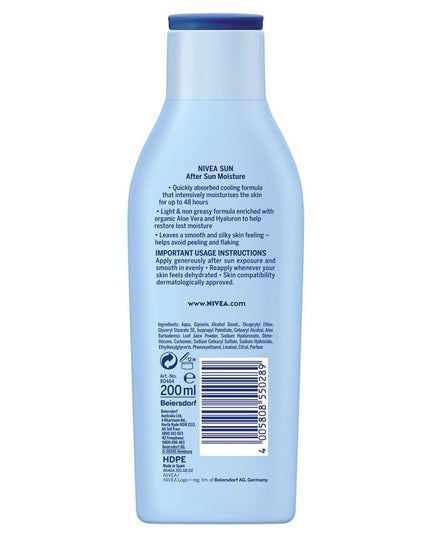 NIVEA Sun Moisturising After Sun Lotion Aloe Vera 200ml