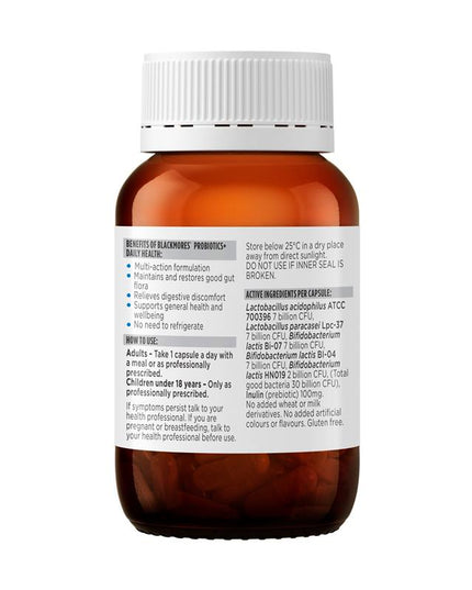 Blackmores Probiotics+ Daily Health 30 Capsules