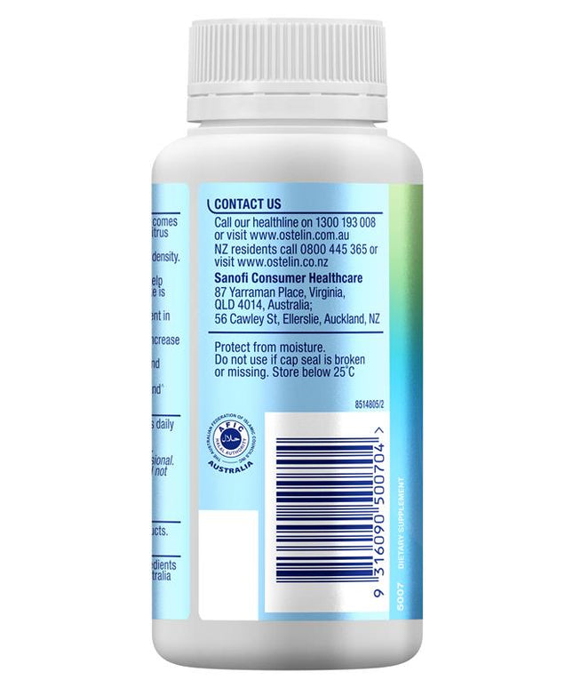 Ostelin Calcium & Vitamin D3 60 Chewable Tablets