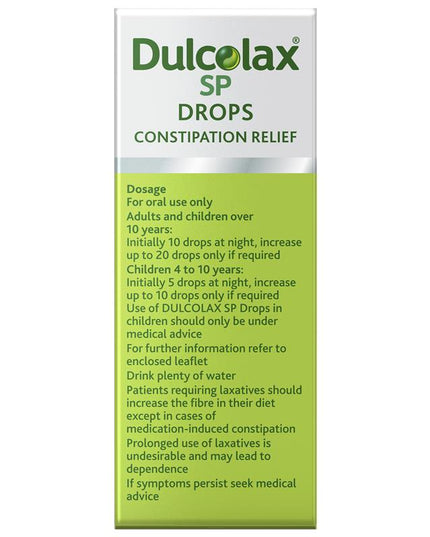 Dulcolax Laxatives Liquid SP Drops for Constipation Relief 30mL