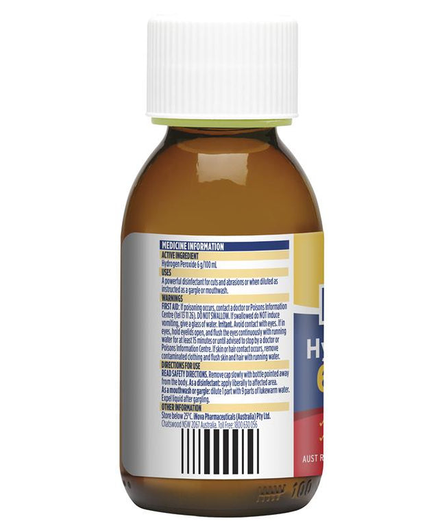 Gold Cross Hydrogen Peroxide 6% 100ml