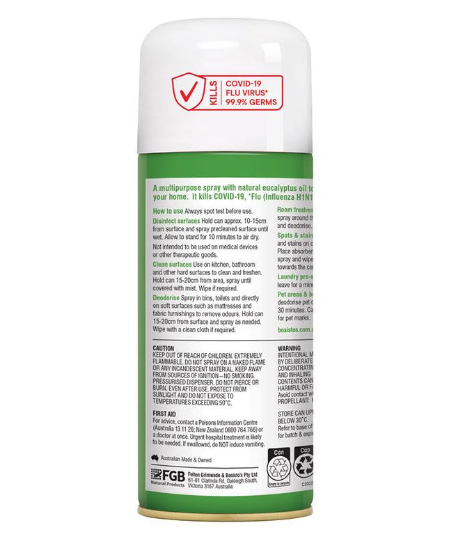 Bosisto's Eucalyptus Spray 200g