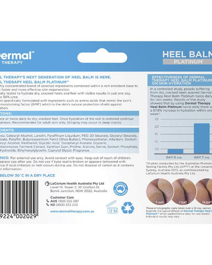 Dermal Therapy Heel Balm Platinum 125g