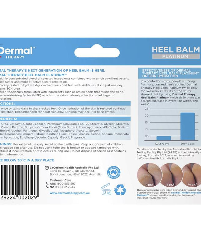 Dermal Therapy Heel Balm Platinum 125g
