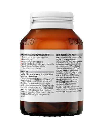 Blackmores Super Magnesium Plus 100 Tablets