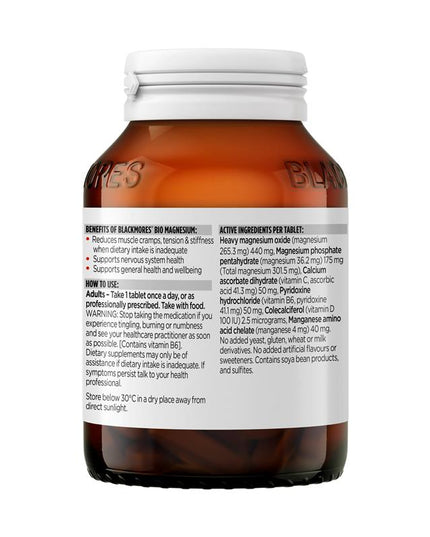 Blackmores Bio Magnesium 100 Tablets