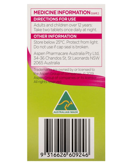 Coloxyl 120mg 100 Tablets Filmcoat