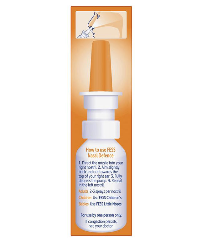 Fess Nasal Defence Spray with Tea Tree Oil & Vitamin E 30ml