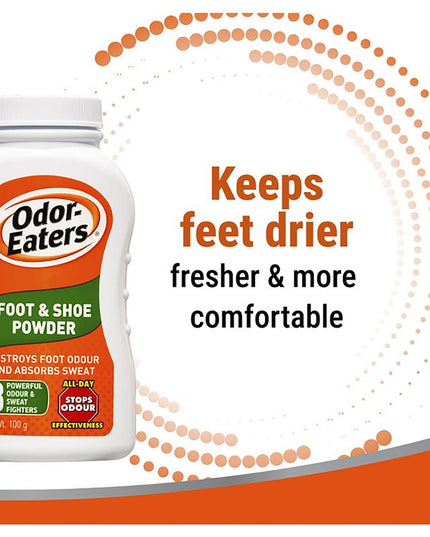 Odor-Eaters Foot & Shoe Powder 100g
