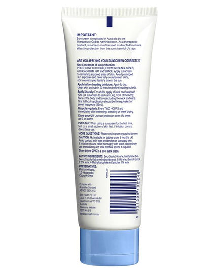 Cancer Council SPF 50+ Sensitive 110ml Tube