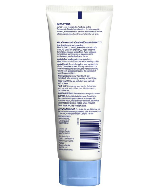 Cancer Council SPF 50+ Sensitive 110ml Tube