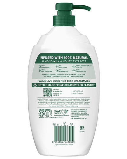 Palmolive Naturals Body Wash Milk & Honey Shower Gel 1L