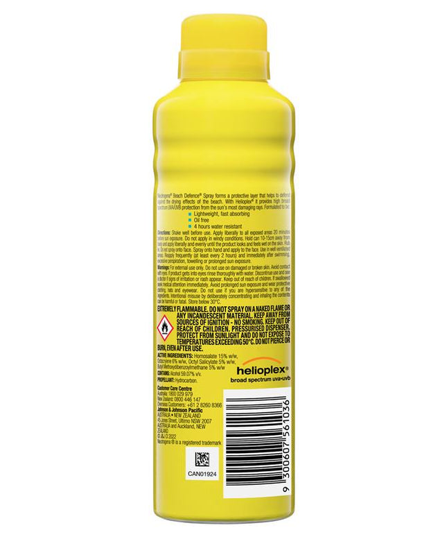 Neutrogena Beach Defence Sunscreen Spray SPF 50 184g
