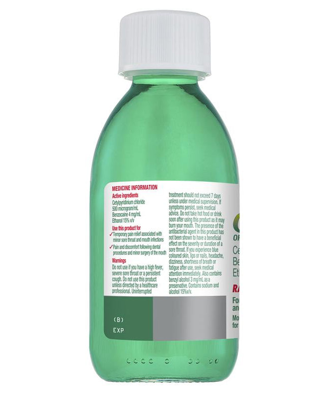 Cepacaine Mouthwash Liquid 200mL