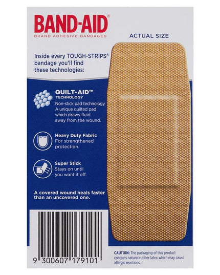 Band-Aid Tough Strips Extra Large Fabric Strips 10 Pack