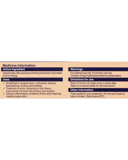 Hirudoid Cream 40g