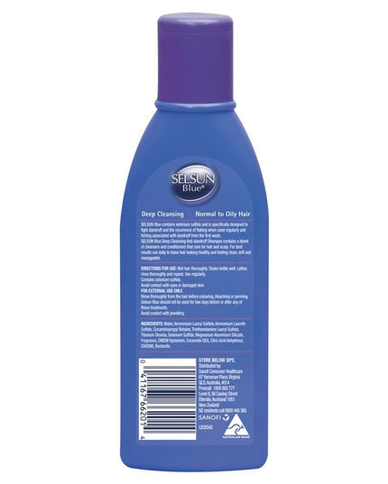 Selsun Blue Anti Dandruff Shampoo Deep Cleansing 200mL