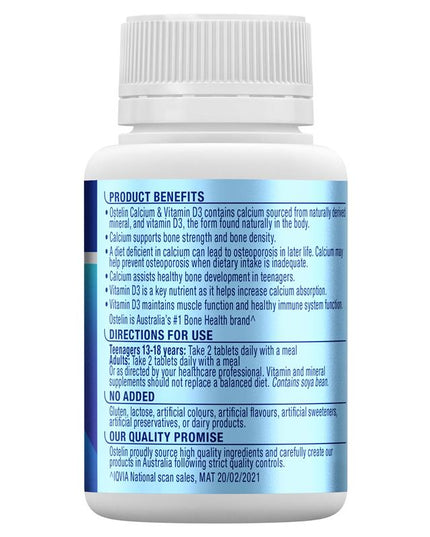 Ostelin Calcium & Vitamin D3 60 Tablets