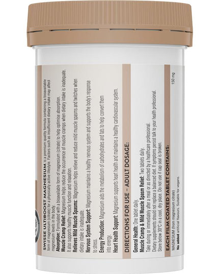 Swisse Ultiboost Magnesium 120 Tablets