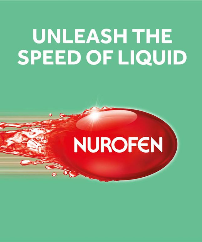 Nurofen Zavance Fast Pain Relief Liquid Capsules 200mg Ibuprofen 20 pack