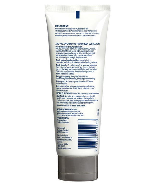 Cancer Council SPF 50+ Active 110ml Tube