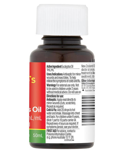 Bosisto's Eucalyptus Oil 50ml