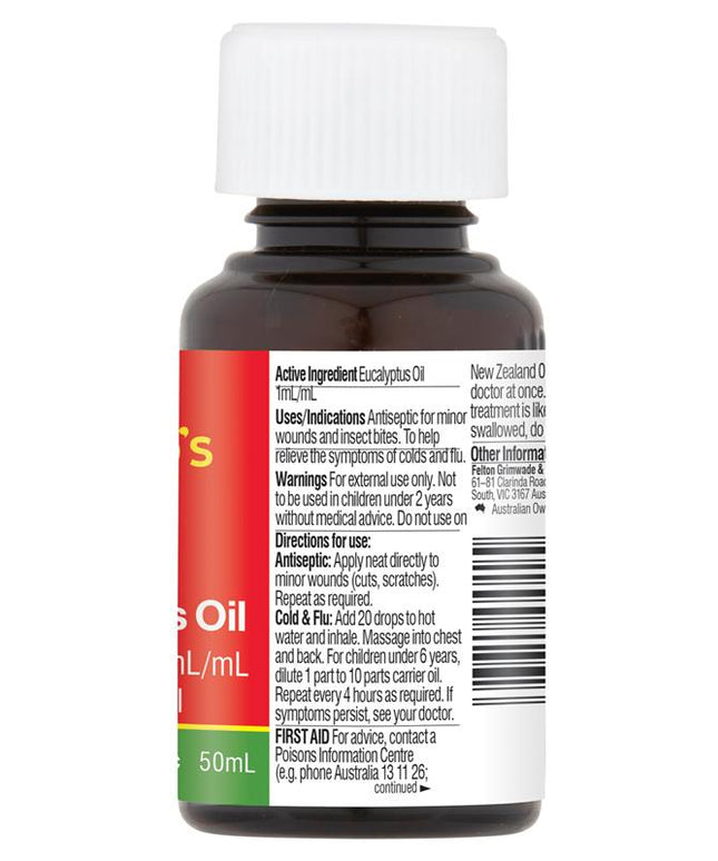 Bosisto's Eucalyptus Oil 50ml