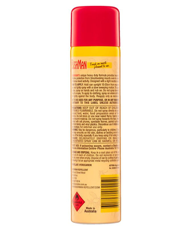 Bushman Heavy Duty Aerosol 225g