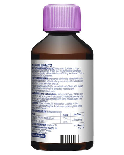 DURO-TUSS Childrens Cough Cold and Flu Liquid 200ml